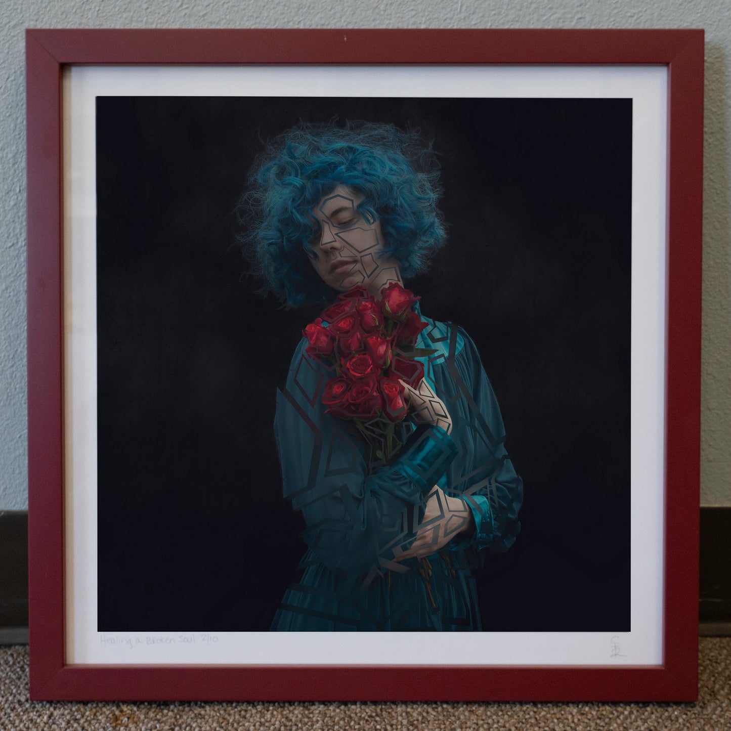 Framed Print - "Healing A Broken Soul"